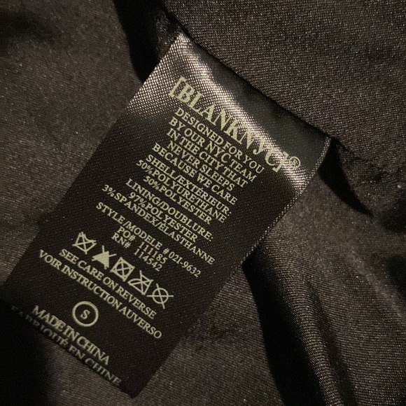 Blank NYC Black Vegan Leather Moto Jacket - Picture 12 of 12